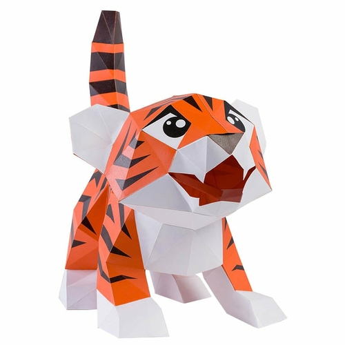 paper craft baby tiger 6