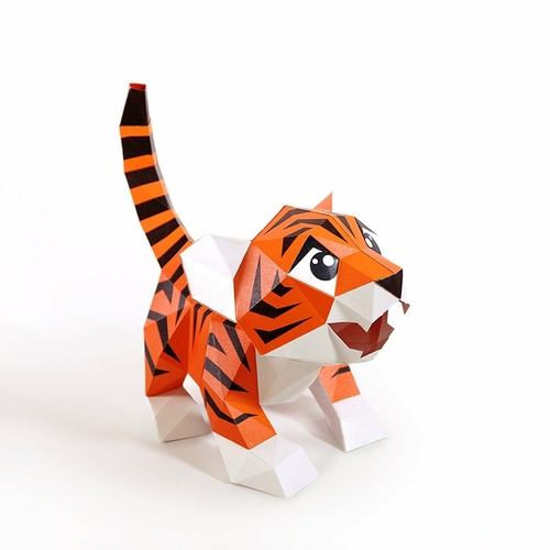 paper craft baby tiger 8